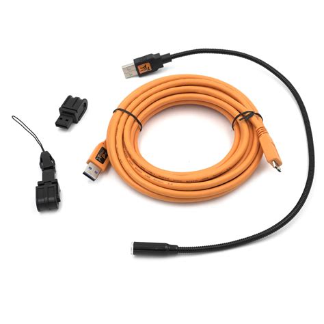 Tether Tools Starter Tethering Kit USB 3 0 Micro B Cable 15 Orange