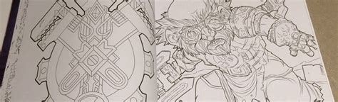 Un Livre De Coloriage Pour Adultes D Di Overwatch Para Tra En