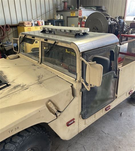 Military Humvee Man Hard Top Roof Aluminum M Hmmwv Two