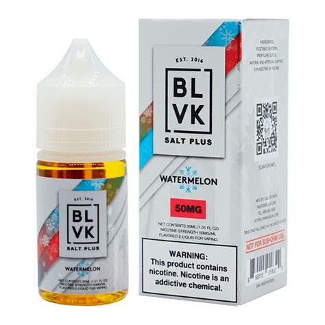 BLVK Plus Watermelon 30ml 50mg Vapor Club Brasil