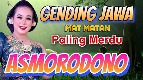 GENDING JAWA MAT MATAN RICIK RICIK ASMORODONO UYON UYON NYAMLENG