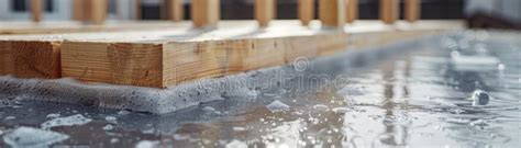 Precise Alignment of Wooden Supports within Construction Framework ...