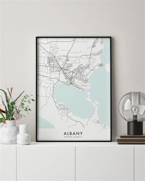 Albany WA Map Print - Chelsea Chelsea