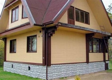Цокольные панели для наружной отделки дома