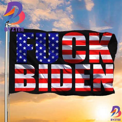 Fuck Biden Flag American Flag Anti Biden Yard Flag Political Decoration Outside 2 Sides Garden