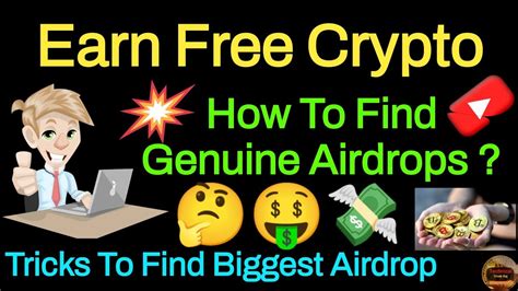 How To Find Genuine Airdrops Airdrop Tricks Free Crypto Youtube