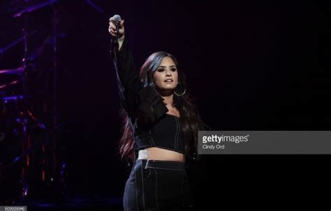 Demi Lovato Performing For American Airlines Aadvantage Mastercard