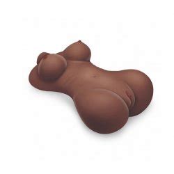 Luvdollz Remote Control Vibrating Fuck Buddy Doll Mocha Sex Toys