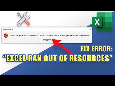 Excel se ha quedado sin recursos Aprende cómo solucionar los