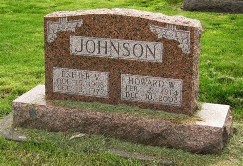 Esther V Swanson Johnson Homenaje De Find A Grave