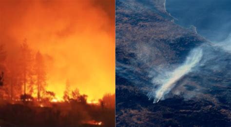 As Lucen Hoy Incendios En California Desde El Espacio Fotos Tiempo