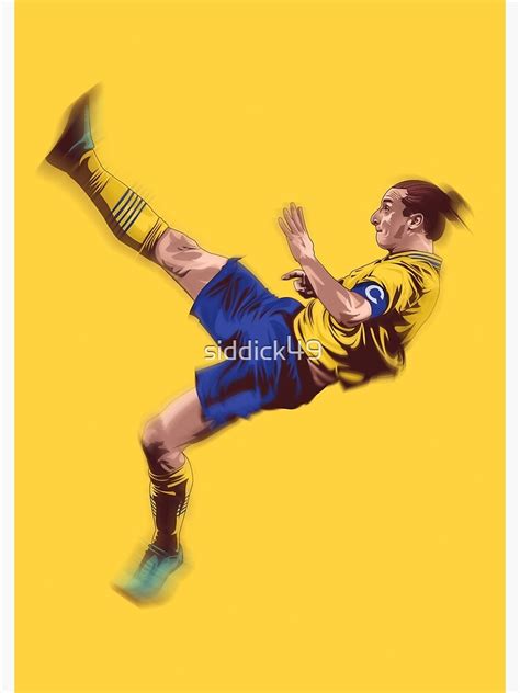 " zlatan bicycle kick " Poster for Sale by siddick49 | Redbubble