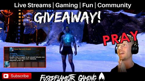 Guild Wars 2 Snow Diamond Infusion Giveaway Youtube