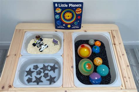 5 Easy And Fun Space Sensory Bin Ideas Two Crafty Makers