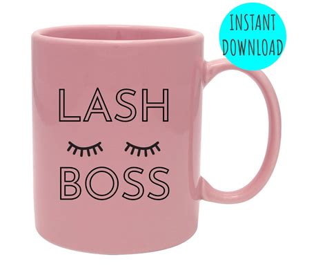 Lash Boss Graphic Instant Download Print Cute Girl Eyelash Etsy