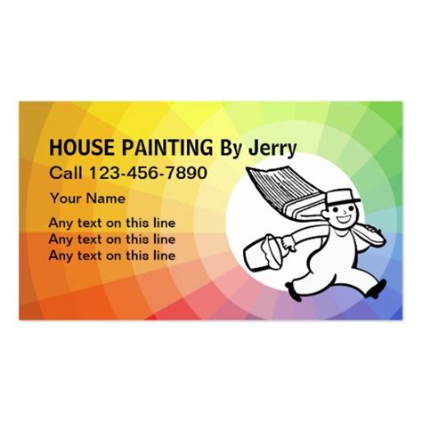 Painting Business Cards | Zazzle