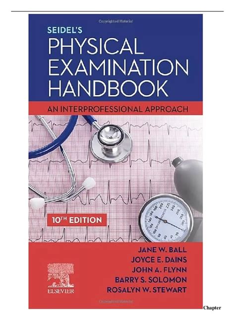 Test Bank For Seidel S Guide To Physical Examination An