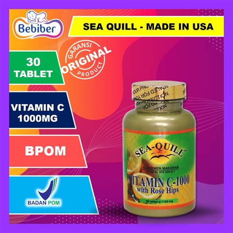 Jual Sea Quill Vitamin C 1000 Isi 30S Sea Quill Seaquill Vitamin