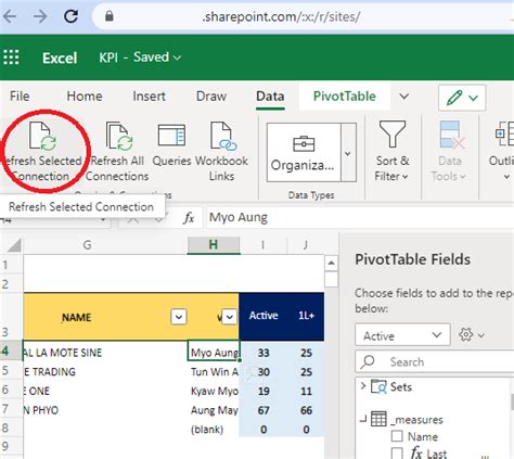 How To Refresh Pivot Table In Excel Using Power Automate Printable Timeline Templates