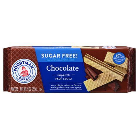 Voortman Bakery Sugar Free Chocolate Wafers 9 Oz 12 Pack Stockupexpress