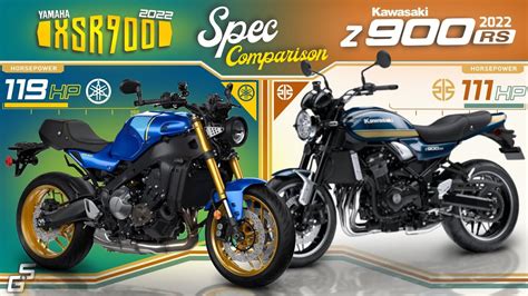 2022 Yamaha XSR900 Vs Kawasaki Z900RS Middleweight Retro Style Naked