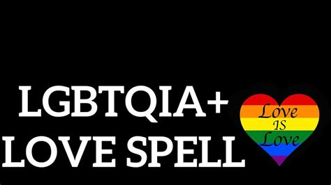 POWERFUL Lgbtqa Love Binding Spell Gay Lesbian Spell Etsy