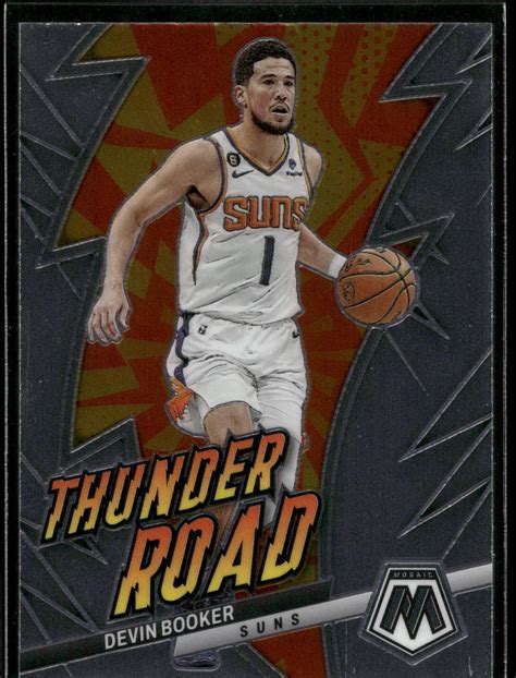 2022 23 Panini Mosaic Devin Booker THUNDER ROAD INSERT Phoenix Suns 2