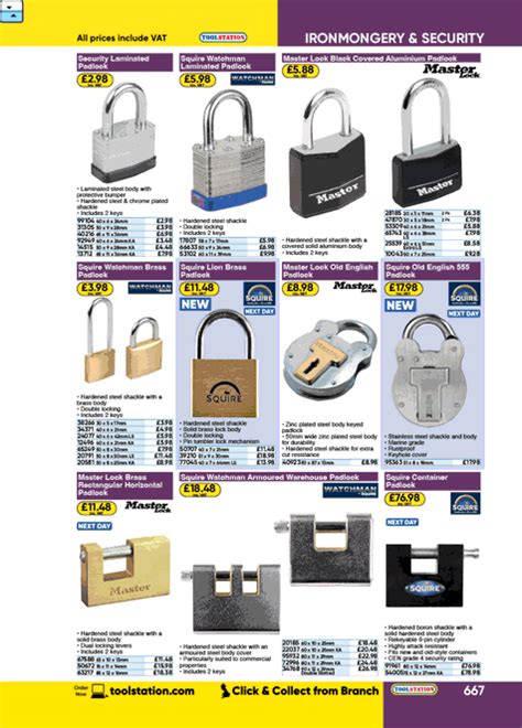 Squire Watchman Armoured Warehouse Padlock 80 X 11 X 29mm Toolstation