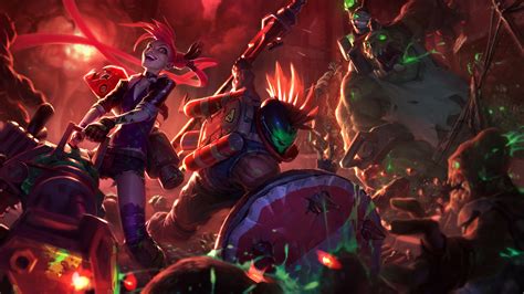 Jinx League Of Legends Splash Art