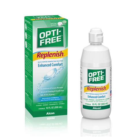 Buy Opti Free Replenish Disinfecting Contact Lens Solution 10 Fl Oz Online At Lowest Price In