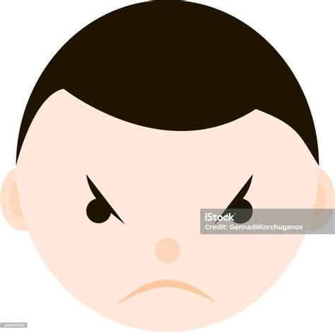 Child Emotions Faces Set Stock Illustration - Download Image Now - Boys ...