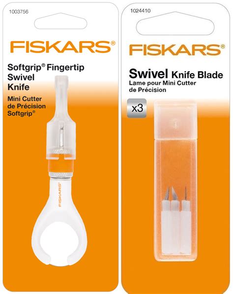 Fiskars Swivel Knife Fingertip Softgrip Blade Refill セット♪ Fiskars Tool Little Angel