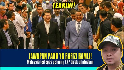 Sanusi Jawapan Padu Yb Rafizi Ramli Sanusi Malaysia Terlepas Peluang