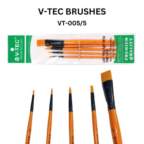 Jual V Tec Brush Vt Set Kuas Lukis Set Kuas V Tec Shopee