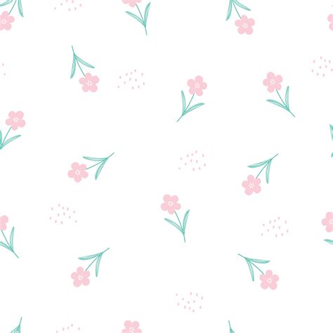 Pink Cartoon Flower Background