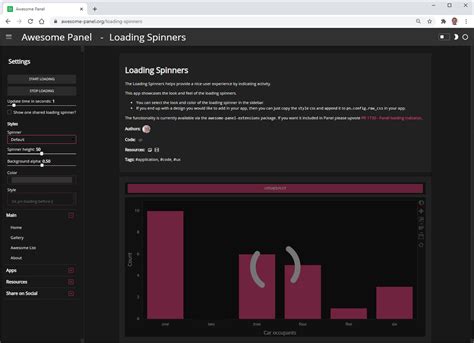 Loading Indicator When Data Is Being Updated Community Support Bokeh Discourse