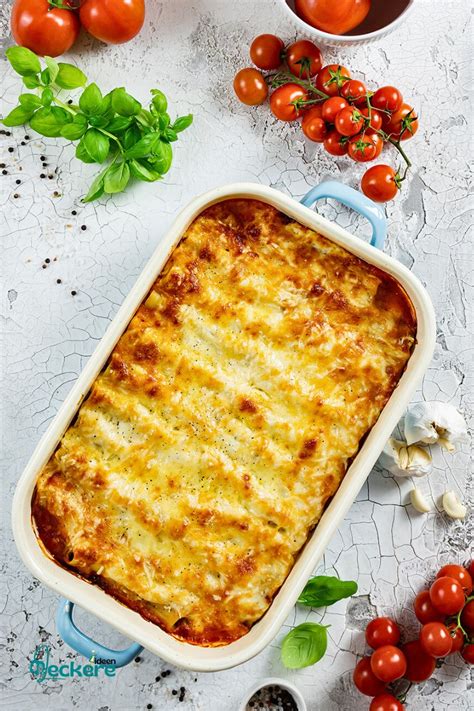 Cannelloni Mit Hackfleisch Ein Italienischer Klassiker