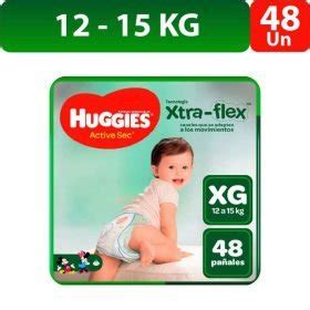 Pañales Huggies Talla M Active Sec Xtra Flex 68 UN