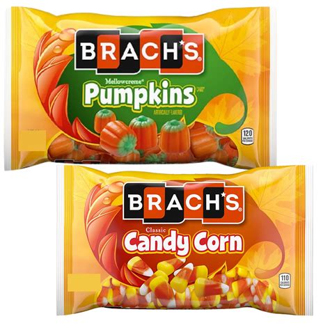 Brach's Fall Candy Set, 1 Classic Candy Corn, and 1 Candy Pumpkin ...