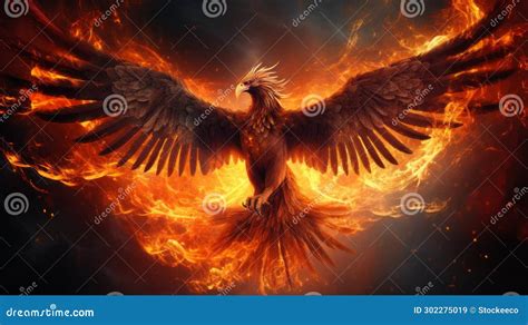 The Phoenix in Flames: a Stunning 8k 3d Digital Illustration with ...