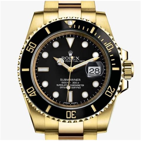 Jual Jam Tangan Pria Rolex Submariner Mm Swiss Cloning Gold Dial