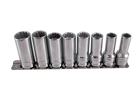 ORIGINAL BRITOOL 3 8 SD METRIC SEMI DEEP SOCKET SET 12 POINT 8MM