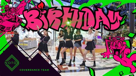 K Pop In Public Red Velvet Birthday Dance Cover By Notox One Take Youtube