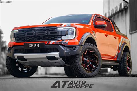 Ford Ranger Raptor Next Gen Red Fuel Off Road Reaction D Wheel Front