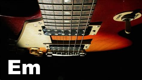 Groove Fusion Guitar Backing Track In E Minor Youtube