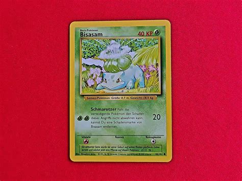 Bisasam Base Set Starter 1999 WOTC DE Mint Kaufen Auf Ricardo