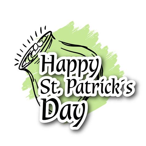 Saint Patrick Day Vector Hd Png Images Beautiful Happy Saint Patrick S