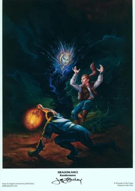 JEFF EASLEY SIGNED TSR AD D RPG Fantasy Art Print Dragonlance