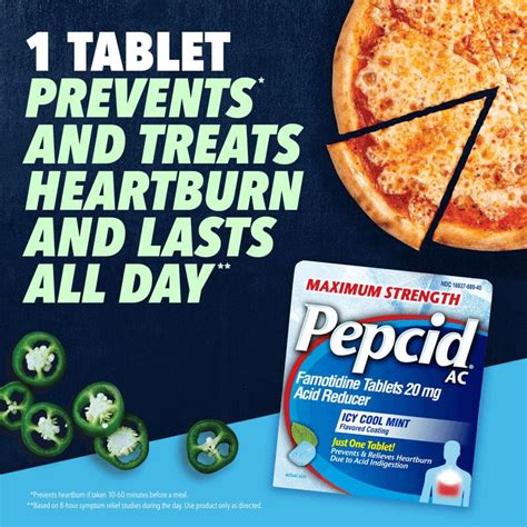 Pepcid Ac® Maximum Strength Heartburn Relief Icy Cool Mint Pepcid®