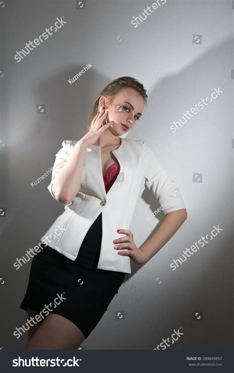 Sexy Confident Business Woman Lingerie Stock Photo 389849857 Shutterstock